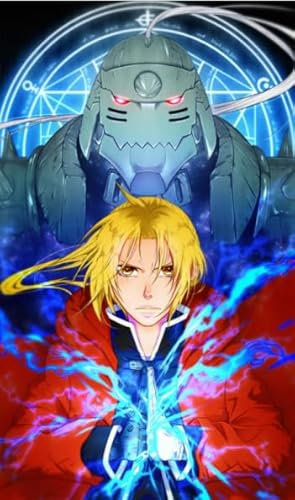 Japanese Animes Fullmetal Alchemist - Puzzle 1000 Pcs - Colourful Art Jigsaw - Erwachsene Familie Fun Spielzeugs Posters FX161PV