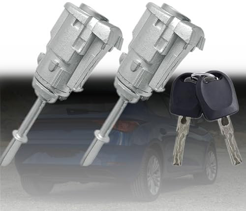 Türschloss Schließzylinder Mit 2 Schlüssel Vorne links Vorne rechts,Für VW Passat B5 1996-2006 Lupo Für Seat Leon 1999-2006 Toledo 1999-2006,3B0837167 3B0837168