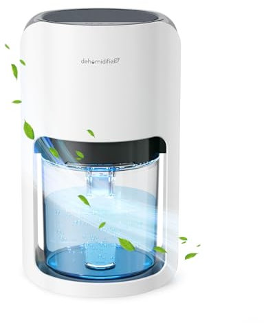 NAVIROX Deumidificatore elettrico, 1200 ml, deumidificatore automatico, 7 colori, ultra silenzioso, per casa, camera da letto, bagno