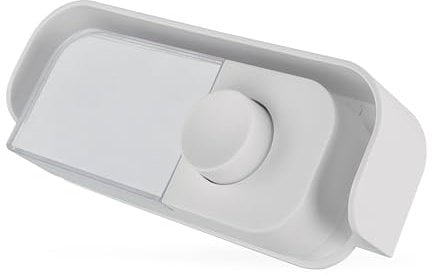 EMOS - Pulsador de timbre de puerta de 2 cables - Pulsador de timbre clásico con placa para nombre - Botón de timbre blanco compatible con timbre de puerta P57101, P57102 - cableado, máx. 24 V CC