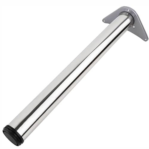 XCKJYDCDB 1x Pied de Table réglable, Pied de Meuble cylindrique en métal, Pied de Support pour Plans de Travail, Bureaux, avec vis (85cm(33.5in))