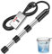 2500W Cartridge Water Heater, Electric Immersion Water Heater With Digital Lcd Thermometer, Stainless Steel Guard Submersible Heater, Set Temperature To Automatically Power Off
