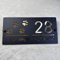 Custom Modern House Number Sign,Personalized Laser Cut Acrylic House Number Sign,Personalised Street Name Plate (Black Gold)