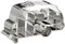 Städter Wohnwagen 8 cm, Edelstahl, Silber, 8 x 4 x 1 cm