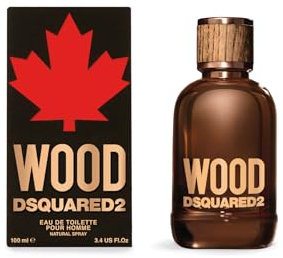 Dsquared2 Wood Pour Homme Eau de Toilette, 100 ml Geblümt