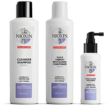 NIOXIN System 5 Haarpflege gegen Haarausfall für chemisch behandeltes, dezent dünner werdendes Haar – professionelle Pflege zur Haarverdichtung