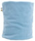 Lupa Handgefertigter Unisex-Doppelschicht-Mikrofleece-Halswärmer – Halsgamaschen für Männer – Winter-Halswärmer für Frauen (Hellblau)