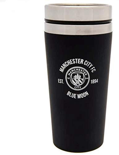 Manchester City FC Executive Travel Mug (One Size) (Black)