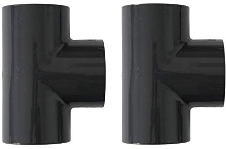 well2wellness® PVC T-Stück 90° - 50 mm - 2 Stück (200075)