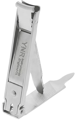 YNR Professional Swiss Model Nail Clipper - Screwdriver Heavy Duty Nail Cutter, Stainless Steel Toe Finger, 3-in-1 Foldable, Nail Clippers Cutter for Men & Women