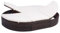 Lounge, Sofa & Bett aus Polyrattan, 2er Garten-Sofa mit Stahl-Gestell, Daybed,Outdoor-Lounge-Bett mit Polster Poly Rattan Braun
