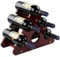 Bhina Soporte para 6 Botellas Vino,Botellero De Madera,Estante Vino Encimera Madera Maciza,Botellero Madera Independiente,Puede Poner 6 Botellas De Vino,Utilizadas En Bares,Hogares,Cocinas,Armarios