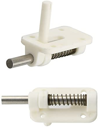 MEETOOT 2pcs Canopy Hatch Lock Latch Door Lockers for RC Airplane/Boat Model DIY Parts, White Cockpit Cover Latch