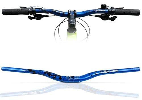 Agatige MTB Mountainbike Fahrrad Extra Langer Lenker Aluminiumlegierung 31,8 x 720 mm 700 mm Riser Bar