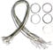 10PCS Waxed Necklace Cord with Clasp 1.5mm Necklace Cord,Adjustable Braided Necklace Rope for Christmas Necklaces DIY Bracelet Jewellery Making(5 Assorted Colors)