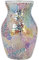 Mosaik-Glasvase, dekorative Vase, Bunte Blumenvase für Büro, Wohnzimmer, Küche, Hochzeitsbankett, Heimdekoration, 20,3 cm