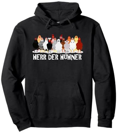 Herr der Hühner Pullover Hoodie