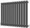 Radbliss Oval Column Horizontal Radiator 600x767mm Anthracite Single Central Heating Designer RAD