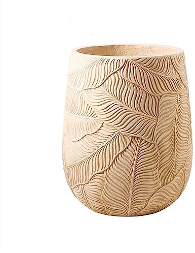 Blumentopf Pflanztopf Blumentöpfe aus Zement mit Löchern, Vintage-Farben, geschichtete Blumentöpfe, einfache kreative große Bodenpflanzgefäße, Balkon, Wohnzimmer-Dekoration Pflanzkübel ( Size : XL )