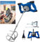 Banas Agitatore 2600W, Miscelatore Per Malta con 6 modalità di velocità, Betoniera cemento portatile del malta, Agitatore per Vernice, Cemento e Colla; Blu; Leggero e facile da usare
