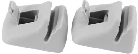 KMLONG 2 uds Clip de retención de visera parasol Clip de retención de visera apto for Ford apto for Focus 2000-2004 YS4Z-5404132-AAA tarjetero parasol