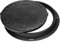 BABYLONPLAST Schachtabdeckung, Kanaldeckel DN600/780, Deckel Kunststoff Schachtdeckel A15, mit Sicherungssystem - Belastbar bis 15 kN Frost- und Hitzebeständig (Schwarz)