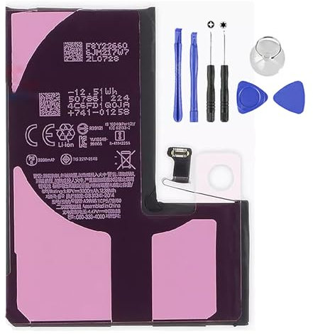 BATTERIA COMPATIBILE PER IPHONE 14 PRO 3200MAH NUOVA RICAMBIO CON KIT CACCIAVITI