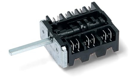 BSSTORE Commutateur Four Universel Equivalent À 46.27266.508 Compatible Avec Divers Modèles Et Marques