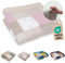ULLENBOOM Krabbeldecke für Baby 120x120 cm, 100% OEKO-TEX Materialien, Made in EU, Dick & weich gepolstert, Märchenwald - ideal als Babydecke & Spieldecke Baby