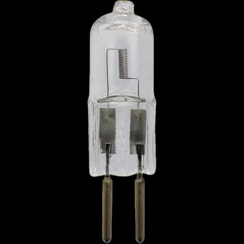 UGEFKMQ 220V 35W G6.35 Halogen Lamp 50W 24V G6.35 Halogen Light Bulb 100W GY6.35 Bi-pin Base Warm White 24V-75W,5Pc