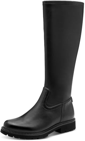 Tamaris Women's Damen Long Boot Flat 1-25613-45 Knee High
