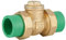 SAAWEE PE-Rohr-Rückschlagventil, Verbindungsrohrverschraubung, Wasserzähler, Wasserhahn-Wasserzähler, Rohr, Messing, DN20, DN25, DN50, Verbindungsrohr (25 mm, PPR, Weiß)