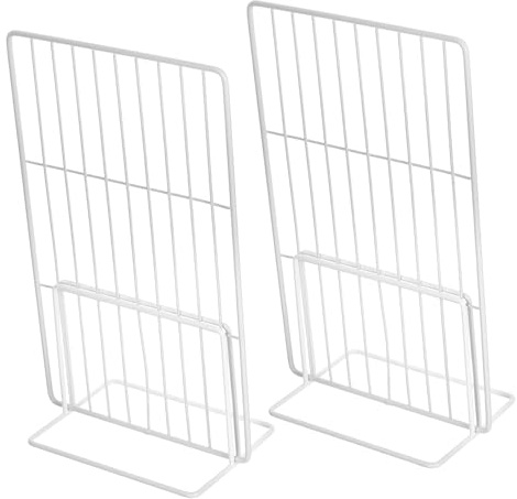 Genérico 2 Piezas Divisor para Congelador de Malla Metálica Separador Resistente de Hierro para Frigorífico Organizador Desmontable para Cocina Supermercado y Hogar