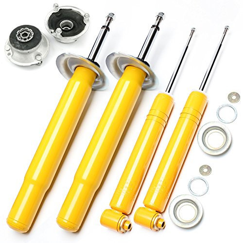 4X SPORT-STOßDÄMPFER GASDRUCK SPORTDÄMPFER VORNE HINTEN + DOMLAGER VA - 5ER E39