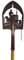 Crispe home & garden Edelrost Deko-Schaufel mit Regenmesser - Traktor - Gartendekoration für außen, Höhe: 180 cm
