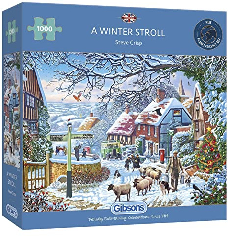 Gibsons A Winter Stroll Jigsaw Puzzle (1000 piece)