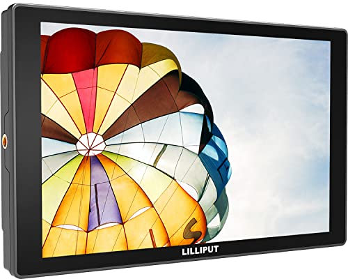 LILLIPUT A11 Kamera Field Monitor 10.1 Zoll 4K HDMI and 3G-SDI Input & Loop Output Full HD 1920x1200 Resolution Video Assist für DSLR Kameras mit Sonnenblende Haube