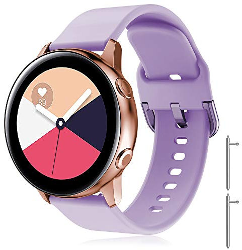 TOPsic Galaxy Watch Armband - 20mm Universal Ersatzarmband für Active/Active 2/5 Pro/6/6 Classic/4/4 Classic - 40mm