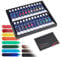 12 ml Acrylfarbe Set, 24 Farben Umweltfreundliche Acrylpigment DIY Malerei Zeichnung Zubehör Bunte Farbe Set Professionelle Kunst Malerei Supplies KitZeichensets