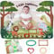 ODOXIA Baby Meilenstein Decke | Foto Monatsdecke Neugeborene Junge oder Mädchen, Unisex | Personalisiertes Baby Party-Geschenk | Motiv Safari & Dschungel | Weich & Dick | Monats-Decke | Mit Rahmen