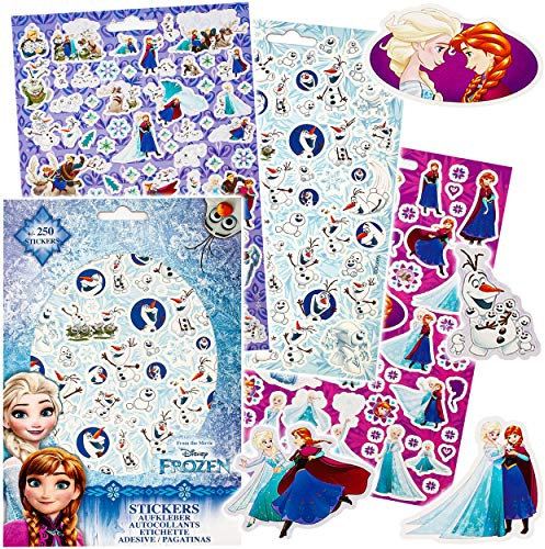 alles-meine.de GmbH über 250 TLG. XL Set - Aufkleber/Sticker - die Eiskönigin - Frozen - selbstklebend - Stickerblock - für Mädchen & Jungen - Stickerset Kinder - z.B. für St..