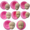 WonDerfulC - 8 moldes de silicona para cabeza humana para fondant, moldes de cabeza de muñeca, moldes para hacer pasteles, arcilla, resina, velas y jabón