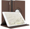 EAZY CASE - Tablet Hülle für iPad 7./8./9. Generation Schutzhülle 10.2 Zoll Smart Cover Tablet Case Rotationcase zum Aufstellen Klapphülle 360° drehbar mit Standfunktion Tasche Kunstleder Braun