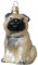Hund Mops Mopshund Pug Weihnachtsbaumkugel Glas Christbaumschmuck Weihnachten