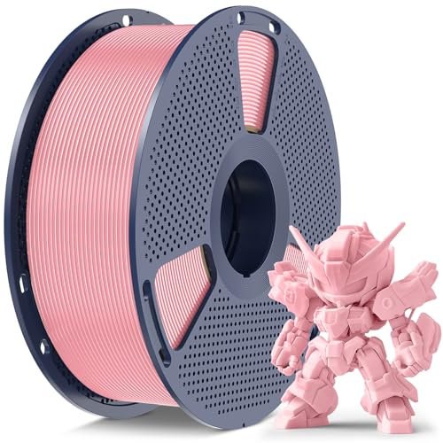 SUNLU Meta PLA Filament 1.75mm, Neatly Wound PLA Meta Filament, Zähigkeit, Bessere Liquidität, Schneller Druck für 3D Drucker, Maßgenauigkeit +/- 0.02 mm, 1KG (2.2lbs), Rosa