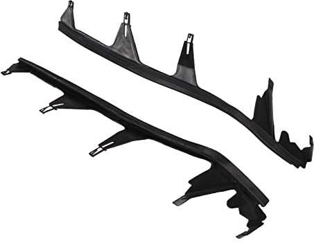 Scheinwerfer-Abdeckleiste, 1 Paar Autodichtung 63128384490 Starke 63128384489 Dichtung Schwarzer Gummi Flexibler Ersatz für 3er E46 Pre-LCI Pre-LCI