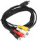 Kabel, 5-poliger DIN-Stecker auf 4 Cinch-Buchsen, Vintage Sound Equipment Adapter, 5-poliger DIN-Stecker auf 4 Cinch-Buchsen, für CD-Player, VCR, DVD, Phono, LD, Lautsprecher,