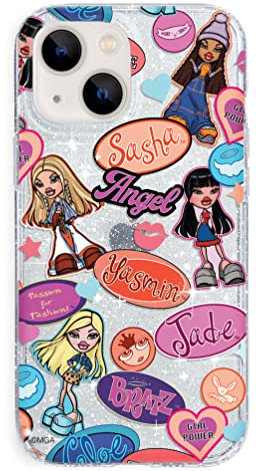 VELVET CAVIAR Schutzhülle für iPhone 13, 3 m Falltest, Bratz Clear Glitter