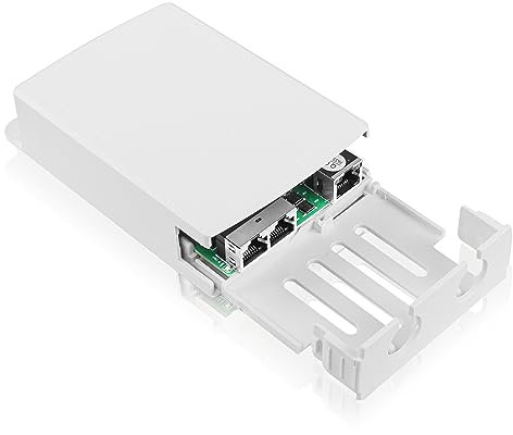 SinLoon 30 W Gigabit PoE Extender PoE-Adapter IEEE 802.3af/at PoE+ Standard 100/1000 Mbps RJ45 1 auf 2 POE-Injektor zur Wandmontage