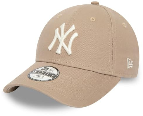 New Era New York Yankees Kindercap Hellbraun Teamlogo gebogener Schirm Junge Mädchen verstellbar Baseball Cap - Child